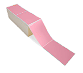 4″ X 6″ Pink Fanfold Thermal Transfer Label