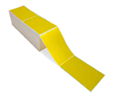 4″ X 6″ Yellow Fanfold Thermal Transfer Label