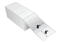 6″ X 4″ Fanfold Thermal Transfer Label